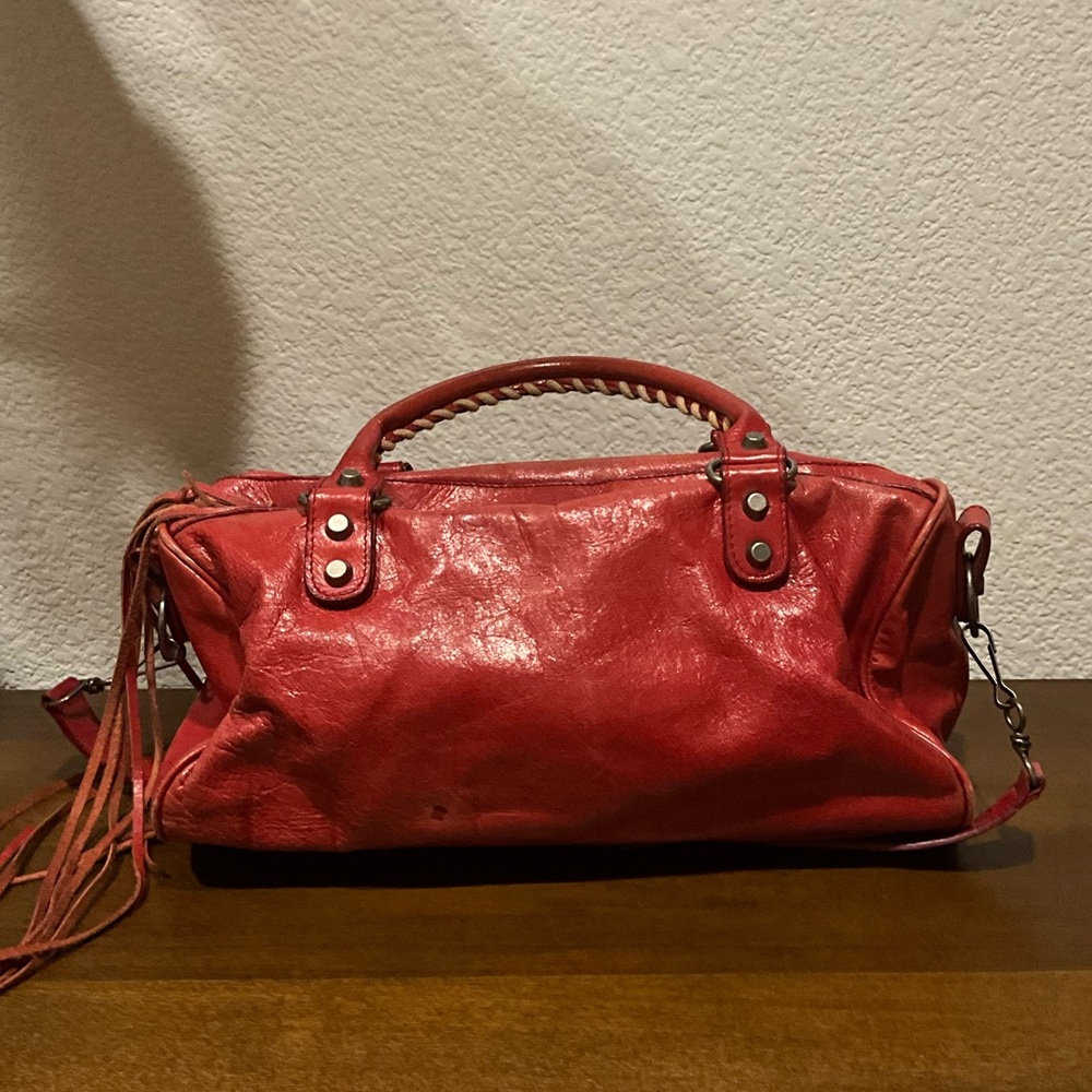 BALENCIAGA Lambskin Leather Small City Twiggy Bag - Picture 6 of 13